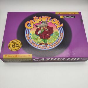 Cash Flow Board Game Rich Dad Poor Dad Robert Kiyosaki 2002